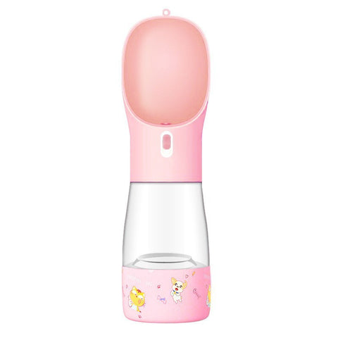 Portable Pet Water Bottle & Bowl – Travel Feeder for Dogs & Cats