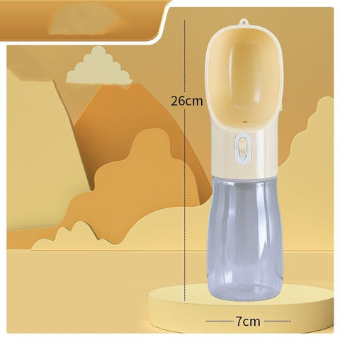 Portable Pet Water Bottle & Bowl – Travel Feeder for Dogs & Cats