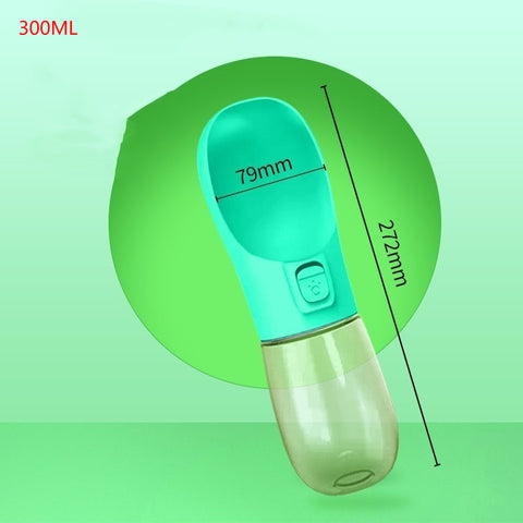 Portable Pet Water Bottle & Bowl – Travel Feeder for Dogs & Cats