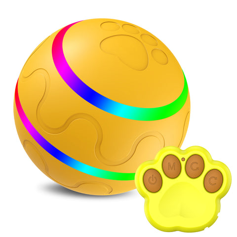 Smart Self-Rotating Cat Ball Toy – USB Rechargeable