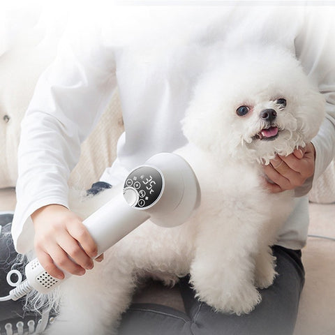 Smart Pet Hair Dryer & Grooming Comb for Dogs & Cats