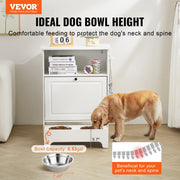 Elevated Pet Feeding Station – Raised Bowls with Storage