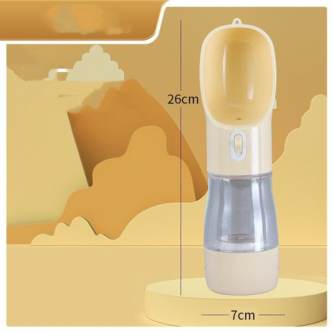 Portable Pet Water Bottle & Bowl – Travel Feeder for Dogs & Cats