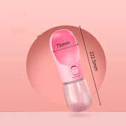 Portable Pet Water Bottle & Bowl – Travel Feeder for Dogs & Cats