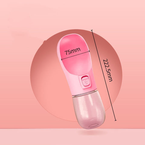 Portable Pet Water Bottle & Bowl – Travel Feeder for Dogs & Cats