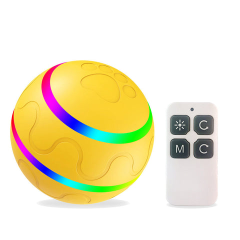 Smart Self-Rotating Cat Ball Toy – USB Rechargeable