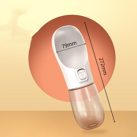 Portable Pet Water Bottle & Bowl – Travel Feeder for Dogs & Cats