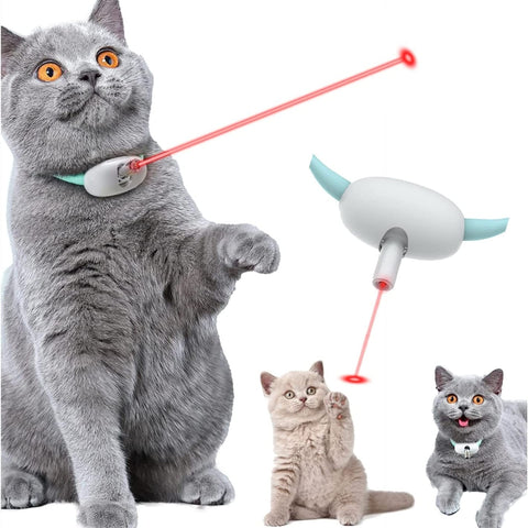 Automatic Cat Laser Collar – USB Rechargeable Interactive Toy