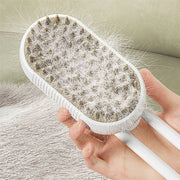 3‑in‑1 Steam Pet Grooming & Deshedding Brush for Dogs & Cats